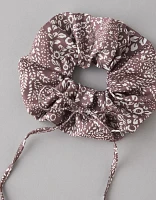 Chouchou à attache à motif floral AE