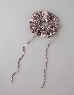Chouchou à attache à motif floral AE