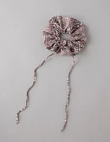 Chouchou à attache à motif floral AE