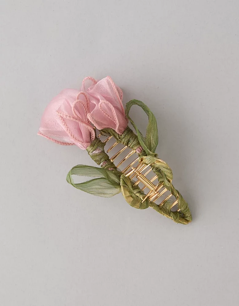 Pince à cheveux crabe tulipe AE