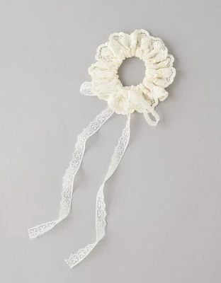 Chouchou avec boucle en dentelle AE