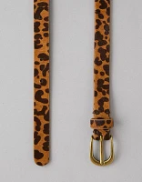 AE Leopard Calf Hair Belt