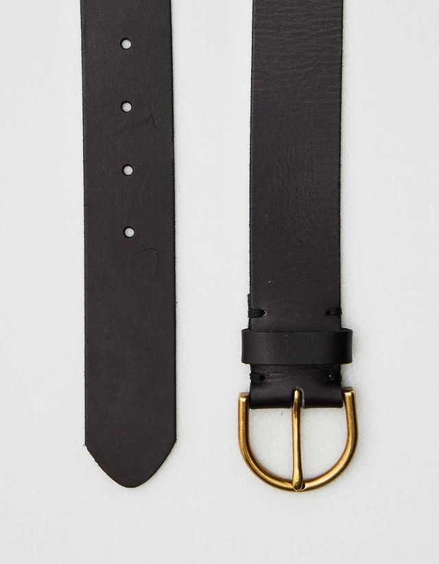 AEO Oval Buckle Leather Belt