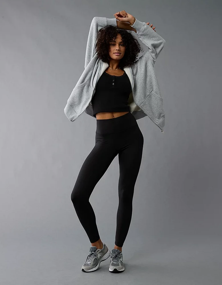 AE High-Waisted Fleece-Lined Legging