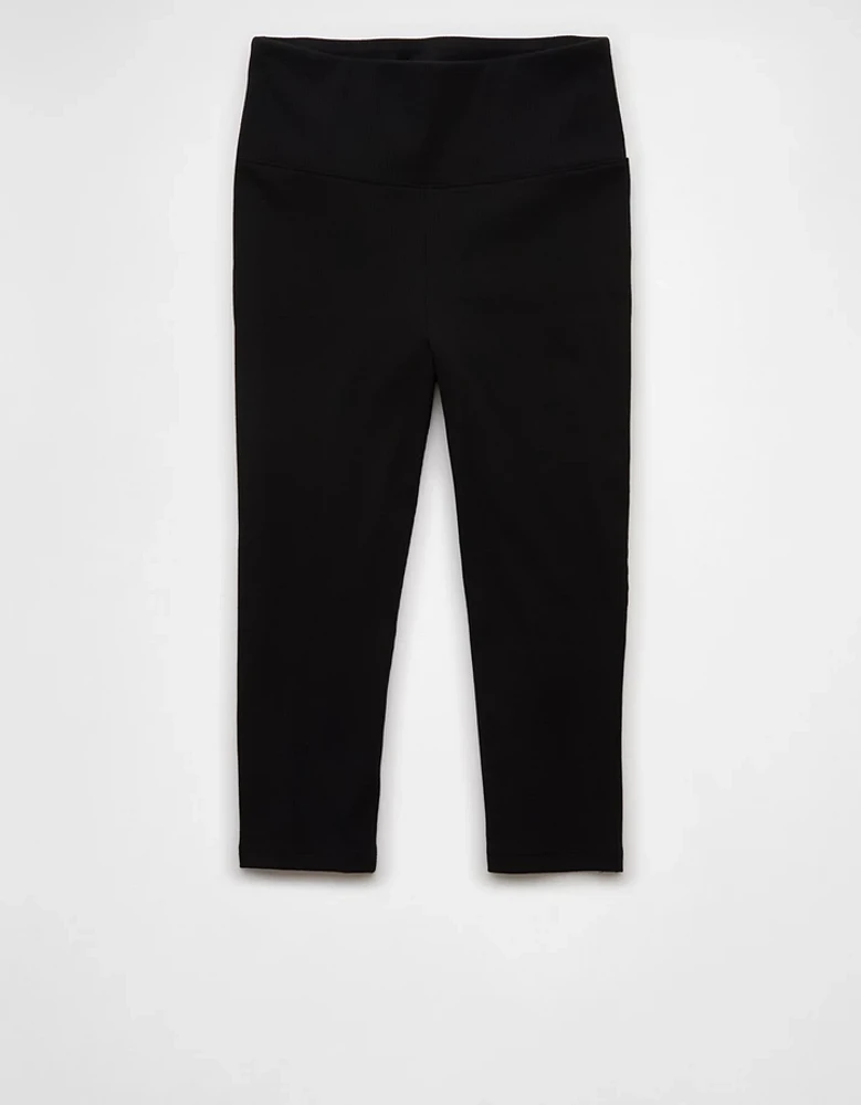 AE High-Waisted Ribbed Capri Legging