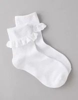 Chaussettes petit ami à garniture à volants AE