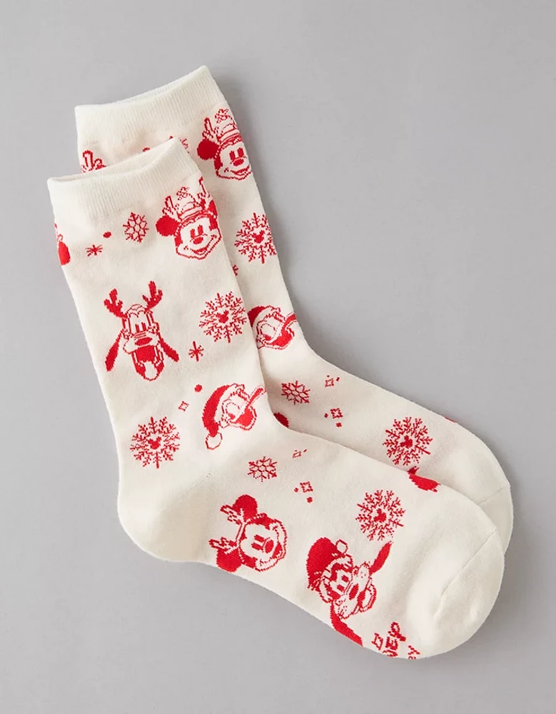 AE Disney Holiday Crew Socks