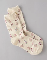 AE Gingerbread Crew Socks