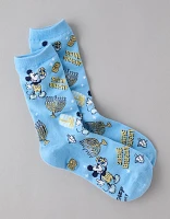 AE Hanukkah Mickey Mouse Crew Socks