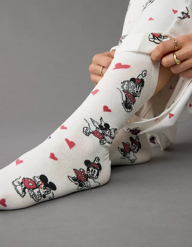 AE Mickey Mouse Valentine's Day Crew Socks