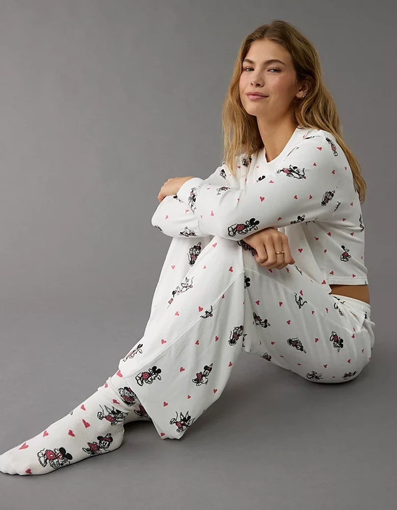 AE Mickey Mouse Valentine's Day Crew Socks