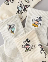 Lot de deux paires de chaussettes petit ami Mickey et Minnie Mouse AE