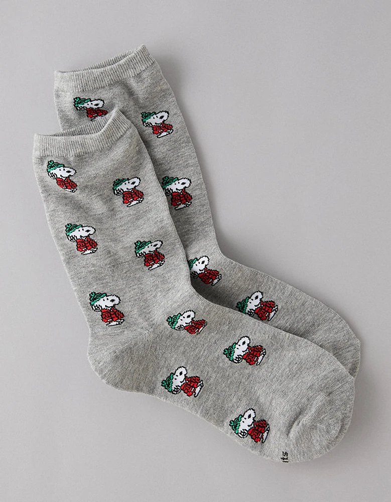 AE Snoopy Crew Socks