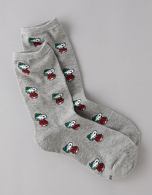 AE Peanuts Crew Socks