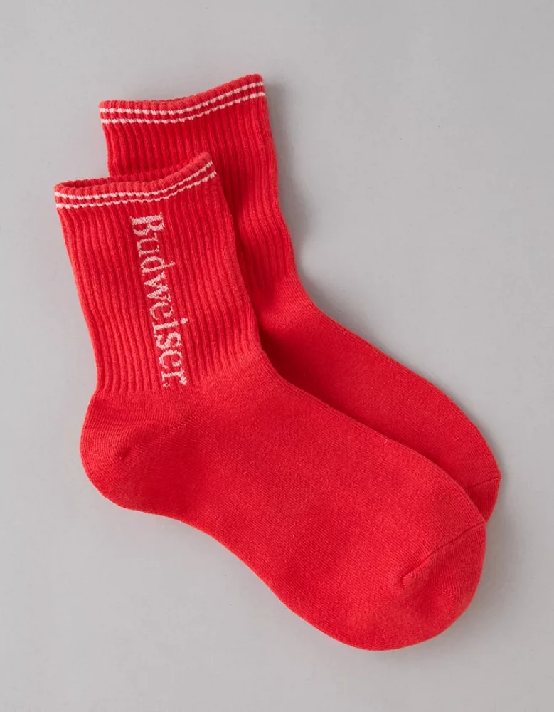 AE Budweiser '90s Crew Socks