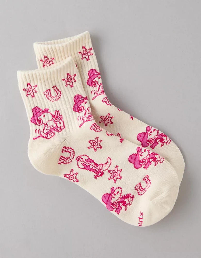 Chaussettes petit ami Snoopy western AE