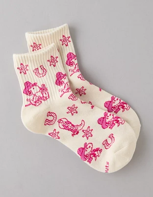 Chaussettes petit ami Snoopy western AE