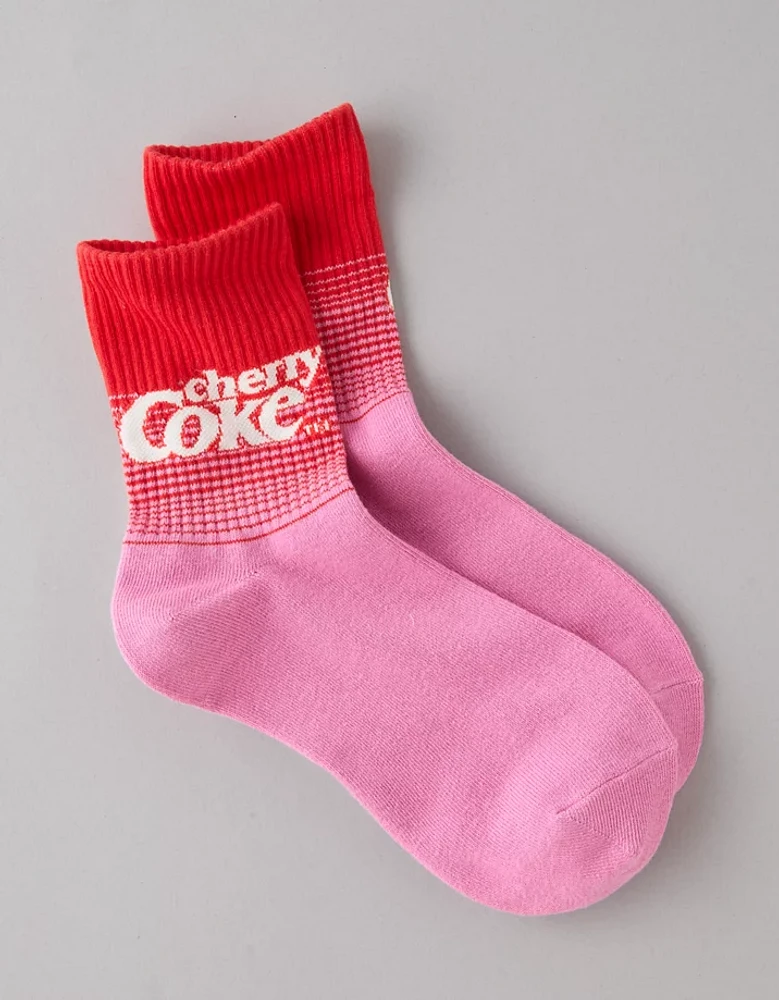 Mi-chaussettes des années 1990 Cherry Coke AE