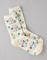 AE Peanuts St. Patrick's Day Crew Socks