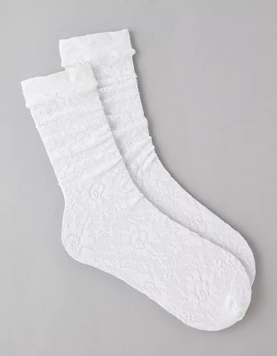 AE Lace Knee-High Socks