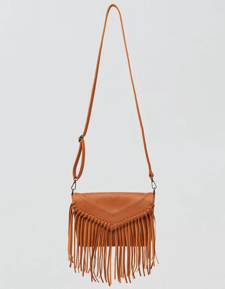 SDHC Fringe Crossbody Bag