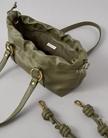 AE Vegan Leather Drawcord Hot Dog Bag