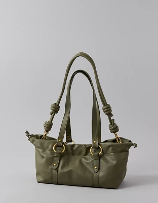 AE Vegan Leather Drawcord Hot Dog Bag