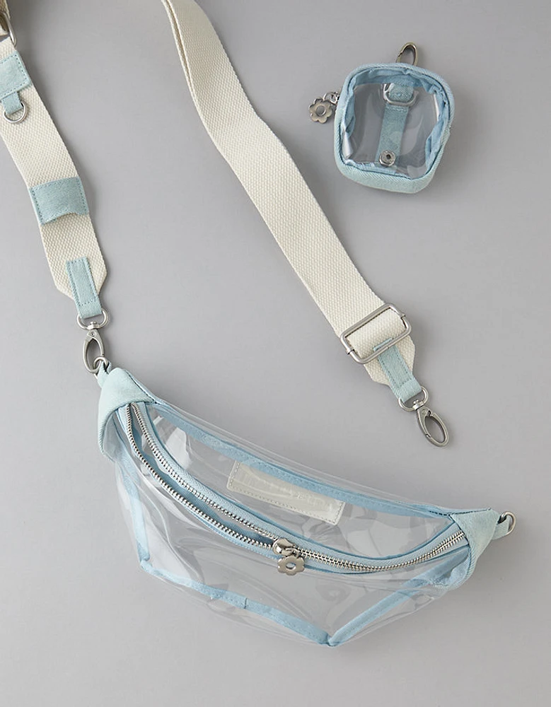 Sac à bandoulière transparent AE