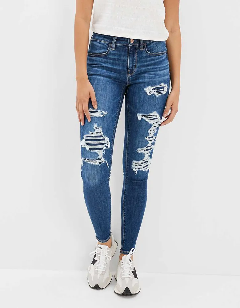 American Eagle Outfitters, Jeans, American Eagle Next Level Ripped Lowrise  Jegging