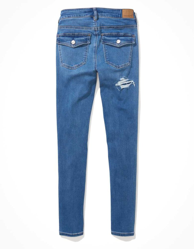 AE Next Level Patched High-Waisted Jegging