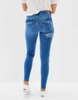 AE Next Level Patched High-Waisted Jegging