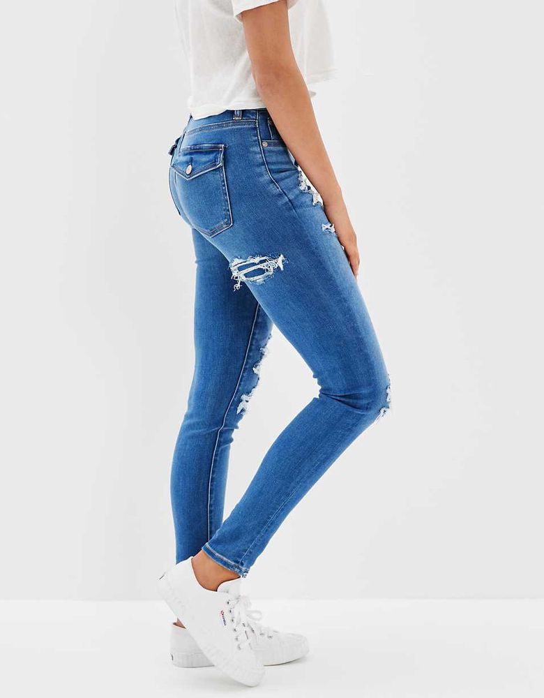 AE Next Level Patched High-Waisted Jegging