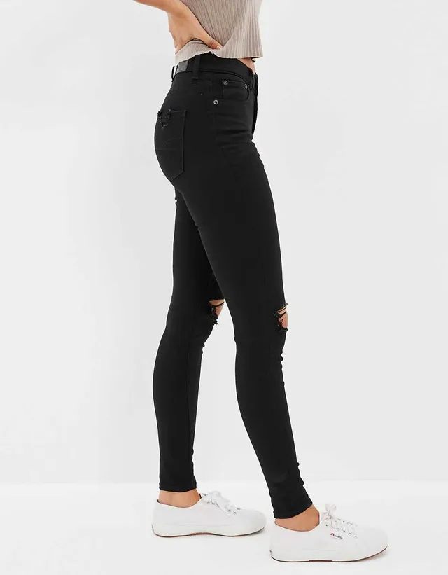 a.n.a - Plus Ripped Stretch Fabric Womens High Rise Skinny Fit Jegging  Jean, Color: Dk Melrose - JCPenney