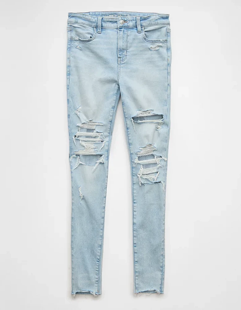 AE Next Level High-Waisted Ripped Jegging
