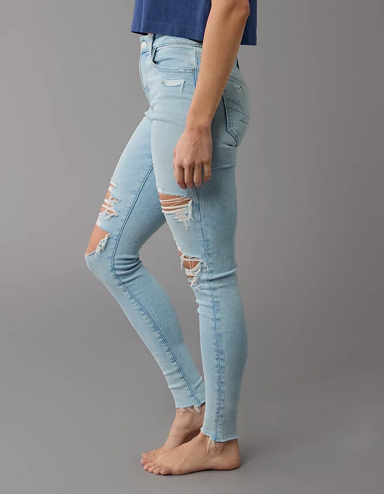 AE Next Level High-Waisted Ripped Jegging