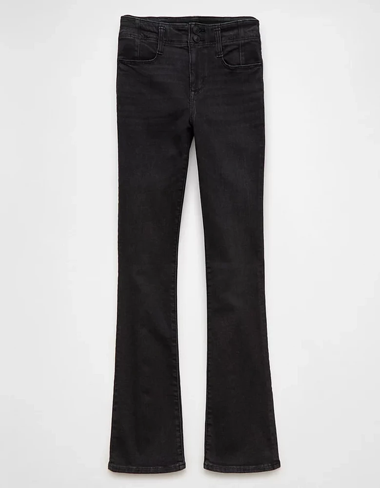 Jean moulant à jambe évasée et taille haute Next Level AE