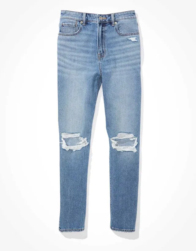 AE Strigid Ripped Mom Jean