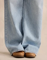 AE Dreamy Drape Stretch Super High-Waisted Baggy Wide-Leg Jean