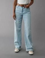 AE Dreamy Drape Stretch Super High-Waisted Baggy Wide-Leg Jean