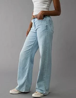 AE Dreamy Drape Stretch Super High-Waisted Baggy Wide-Leg Jean