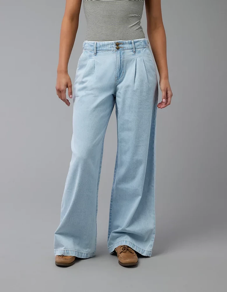 AE Strigid High-Waisted Wide-Leg Trouser Jean