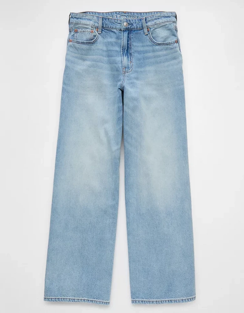AE Strigid Super High-Waisted Ultra Wide-Leg Jean