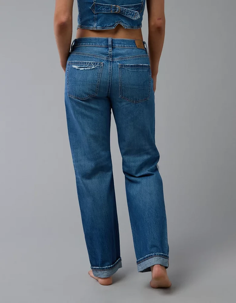 AE Ripped Low-Rise Ex-Boyfriend Jean