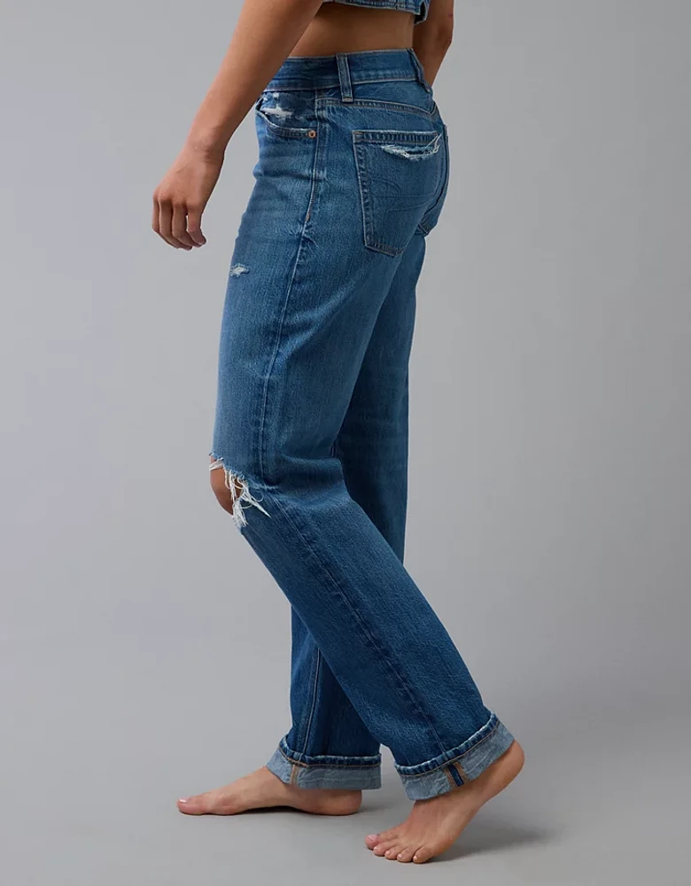 AE Ripped Low-Rise Ex-Boyfriend Jean