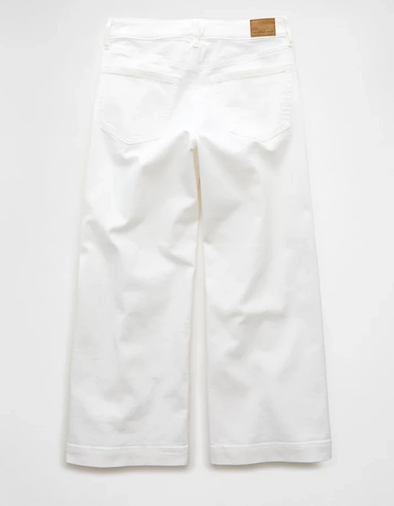 Jean ample à jambe large taille basse extensible et rigide Drapé de rêve AE