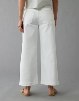 Jean ample à jambe large taille basse extensible et rigide Drapé de rêve AE