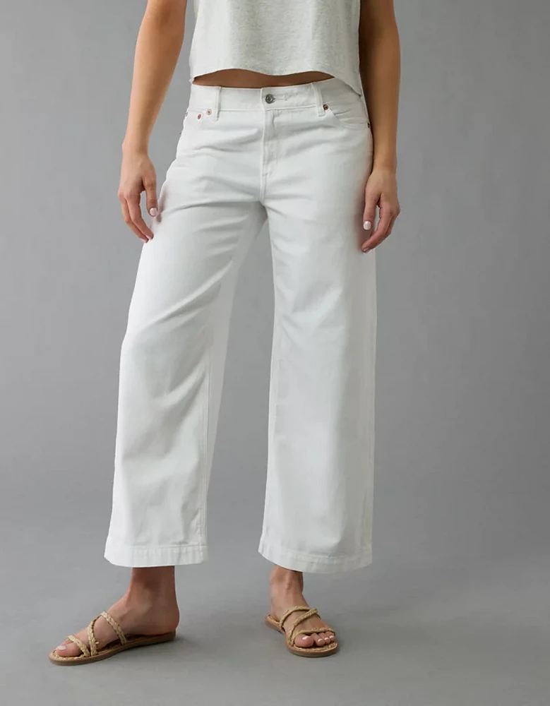 Jean ample à jambe large taille basse extensible et rigide Drapé de rêve AE