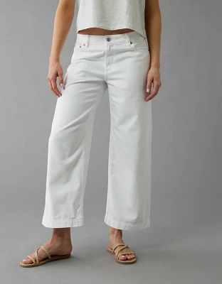 Jean ample à jambe large taille basse extensible et rigide Drapé de rêve AE