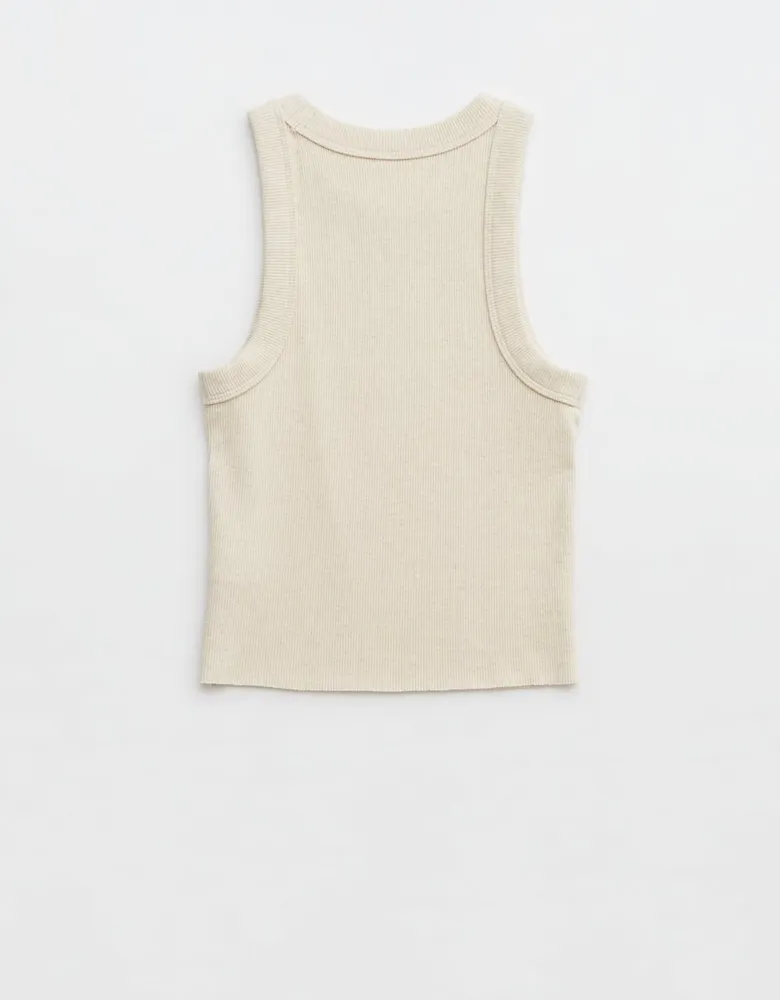 Aerie Free Spirit Ribbed Tank Top
