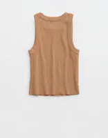 Aerie Free Spirit Ribbed Tank Top